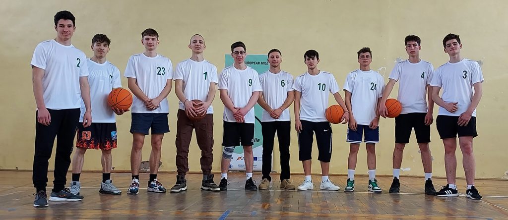 Echipa reprezentativă de baschet a colegiului nostru a participat la Olimpiada Națională a Sportului Școlar, etapa locală