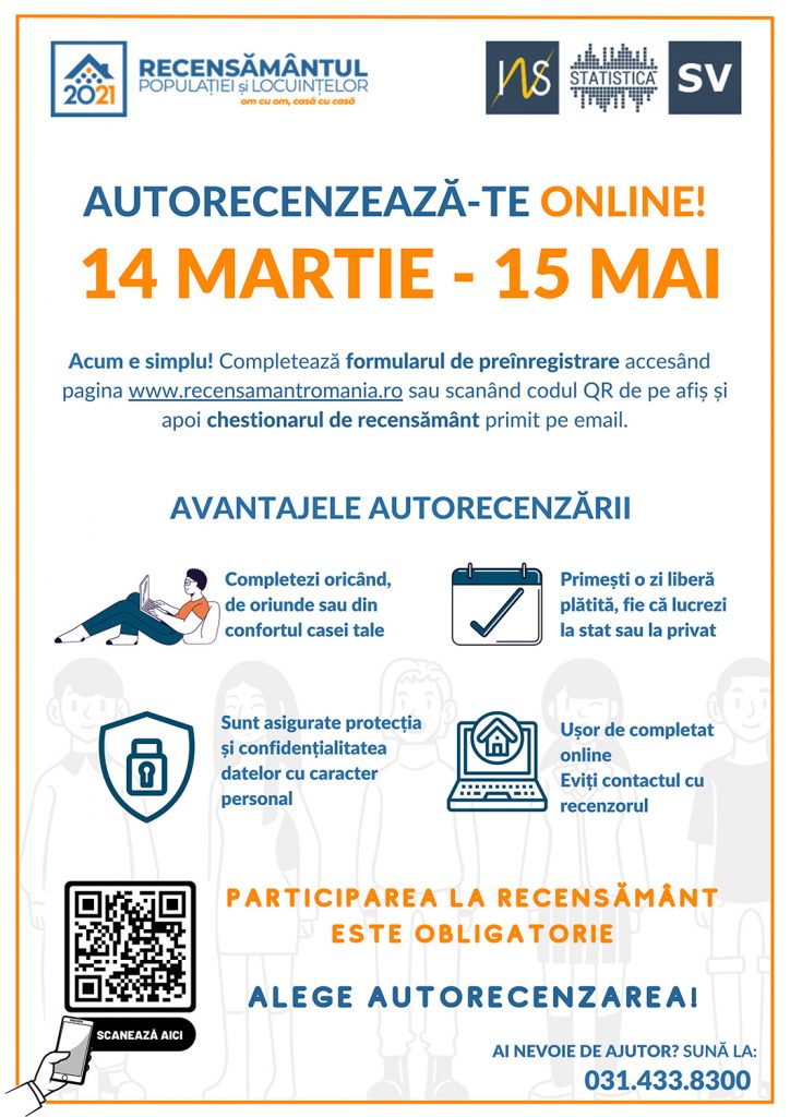 Recensământului Populației și Locuințelor 2021