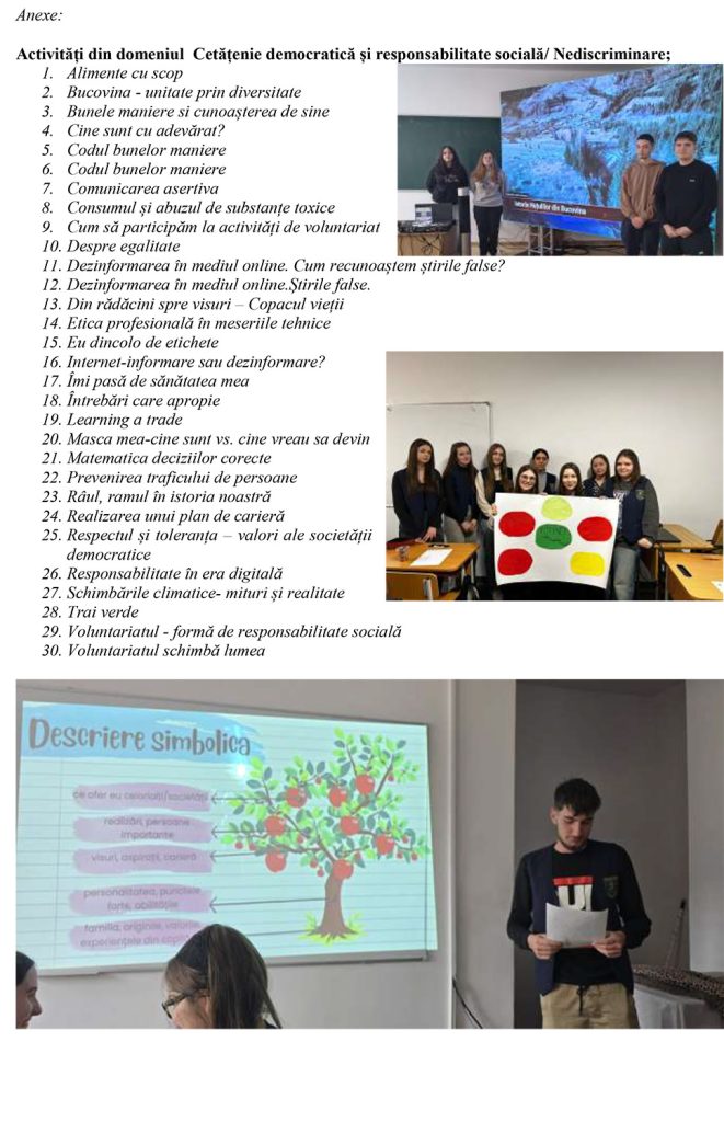 Bilanțul programului „Școala Altfel: Să știi mai multe, să fii mai bun”