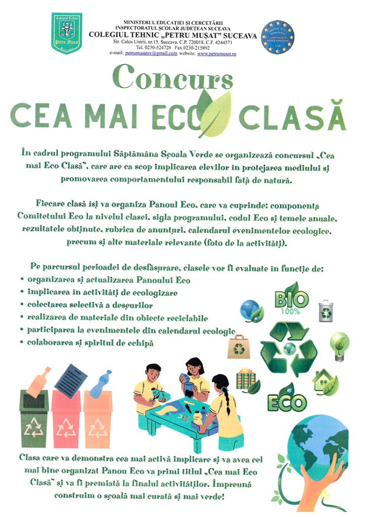 Cine va obține titlul de „Cea mai Eco Clasă” în anul 2026?
