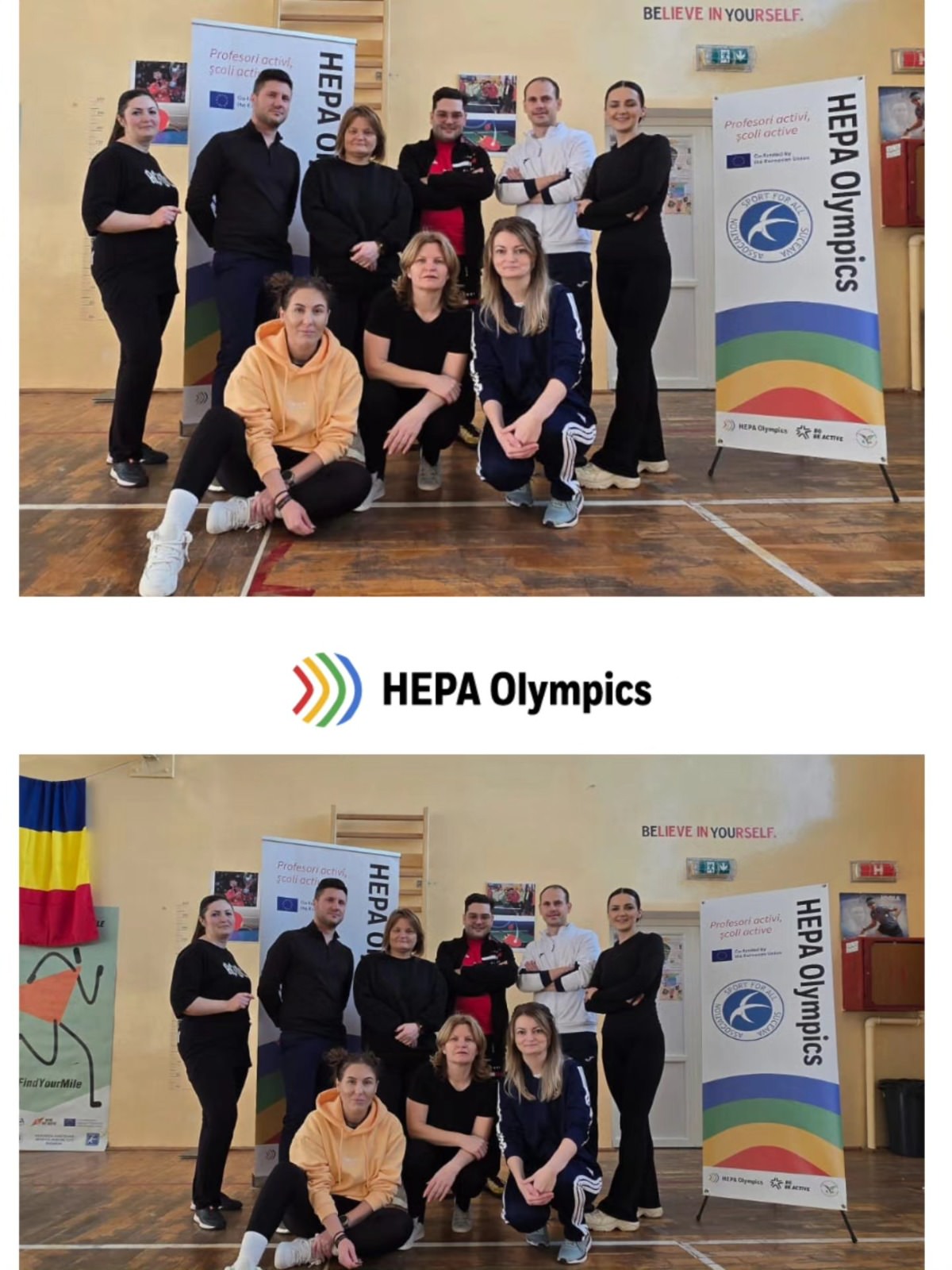 Colegiul nostru a fost inclus în rețeaua dezvoltată în cadrul proiectului HEPA-O (Health-Enhancing Physical Activity)