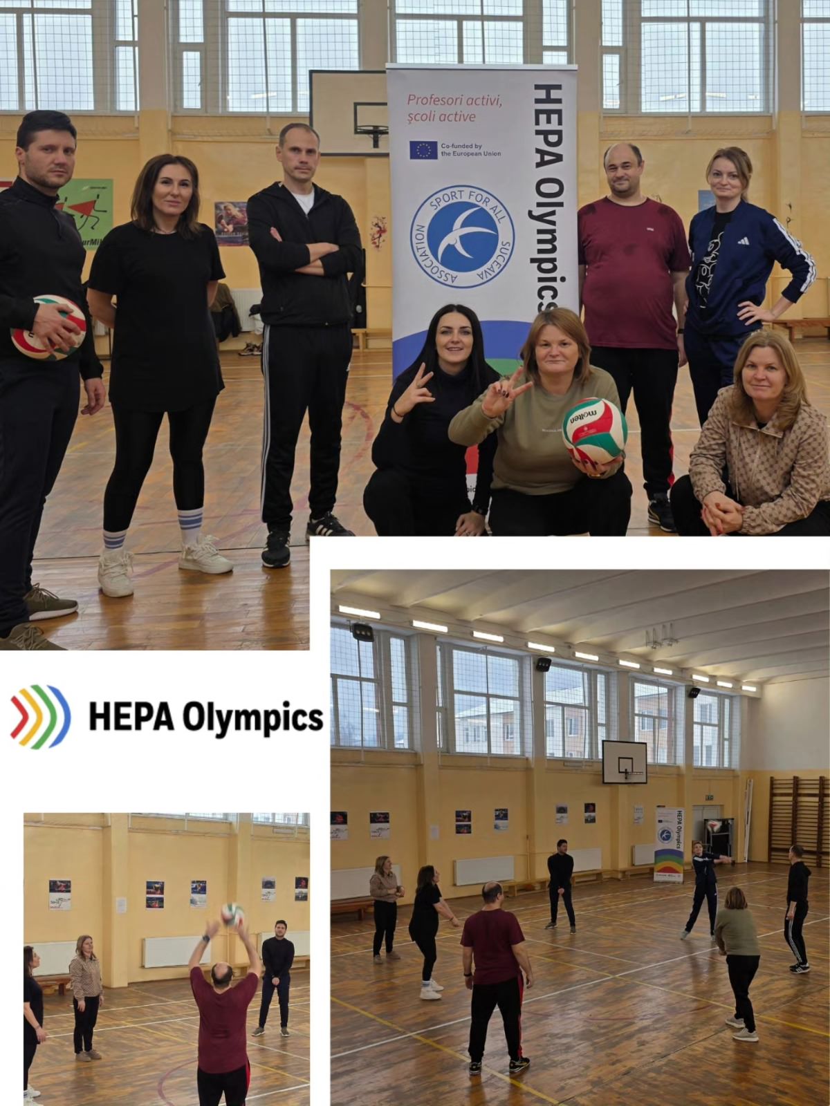 Colegiul nostru a fost inclus în rețeaua dezvoltată în cadrul proiectului HEPA-O (Health-Enhancing Physical Activity)