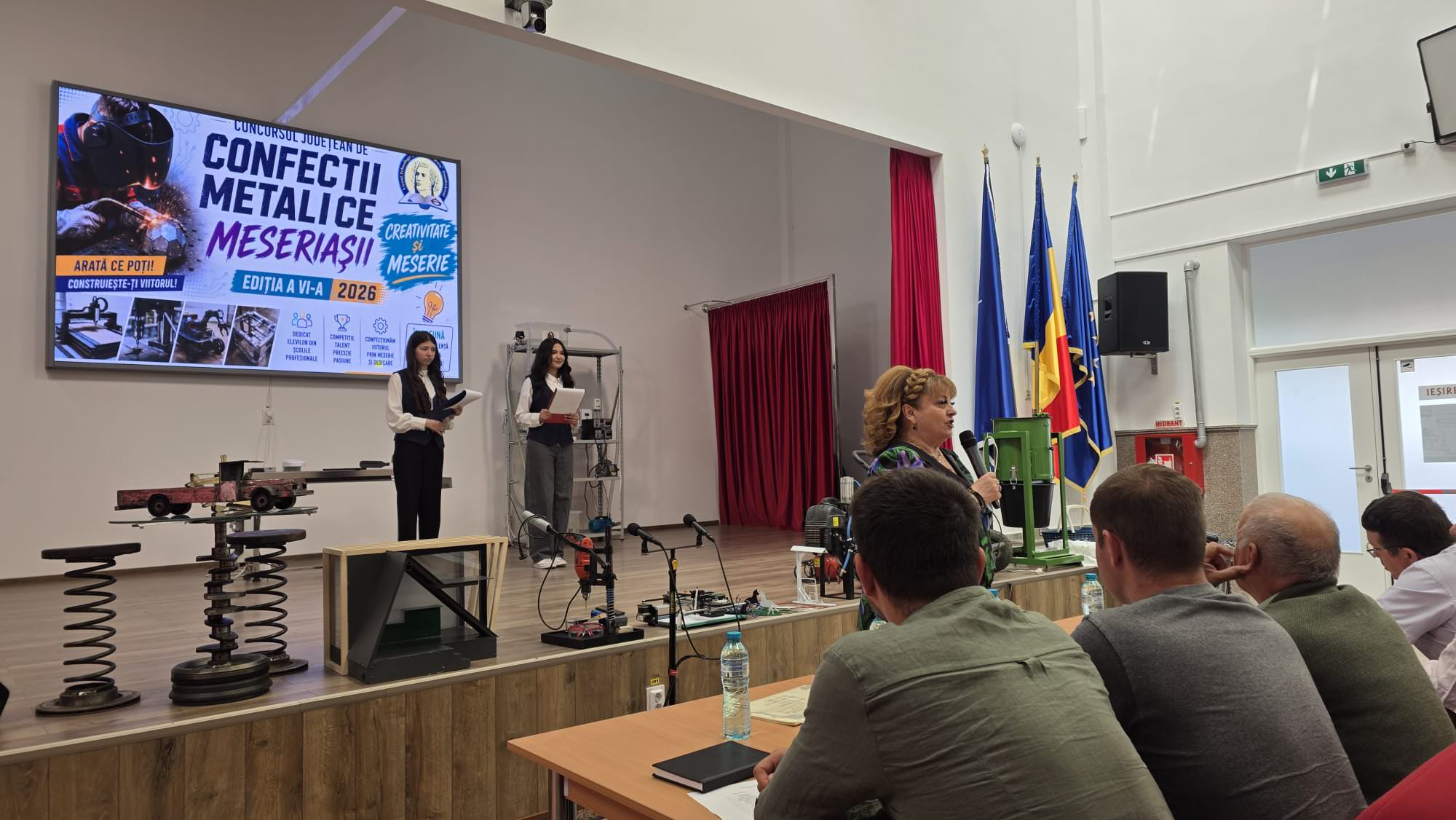 Colegiul nostru a obținut locul doi la concursul județean de confecții metalice Meseriașii