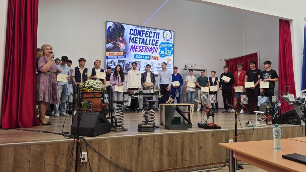 Colegiul nostru a obținut locul doi la concursul județean de confecții metalice Meseriașii