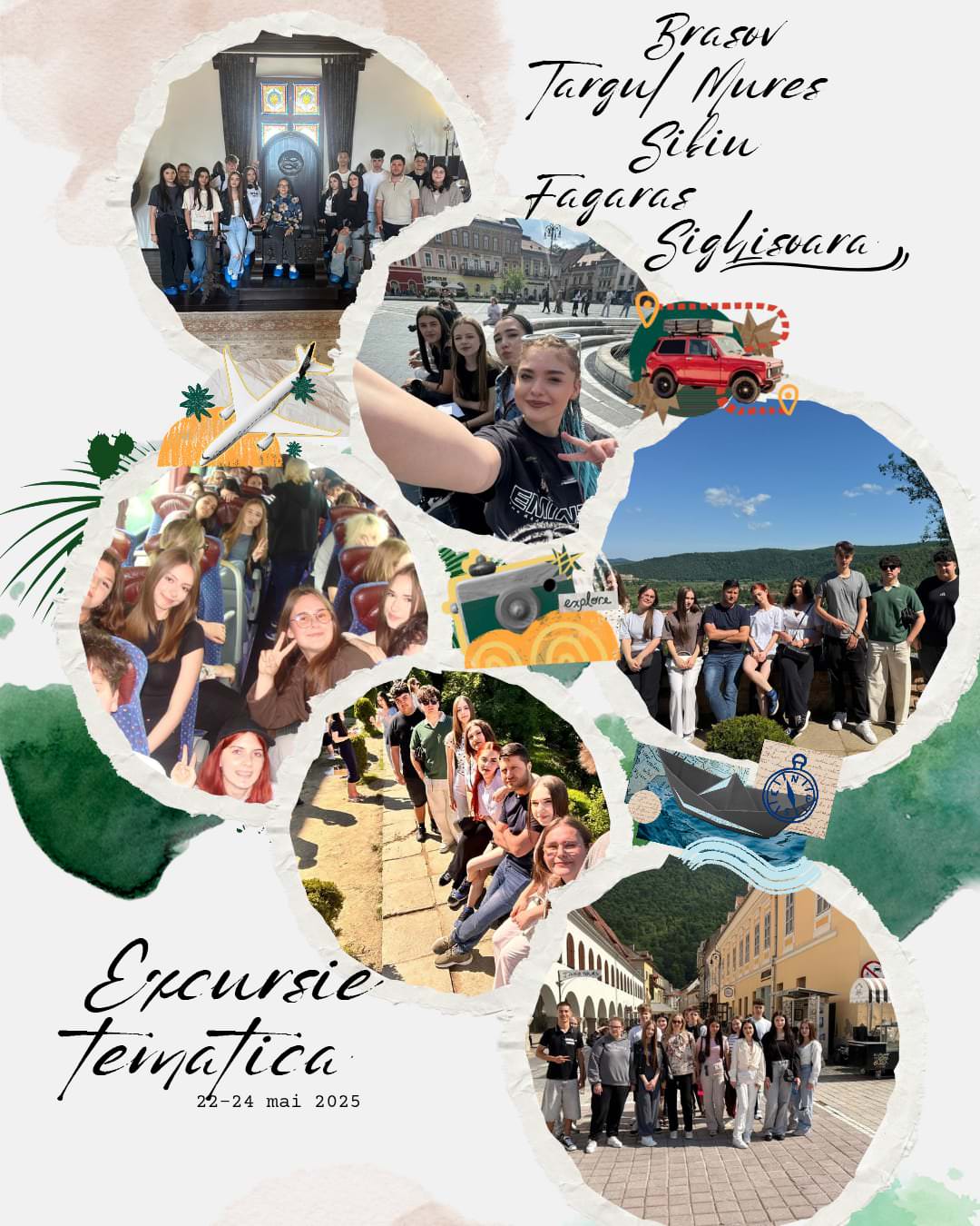 Excursie tematică - „Descoperim România: istorie, tradiții, natură și contemporaneitate”