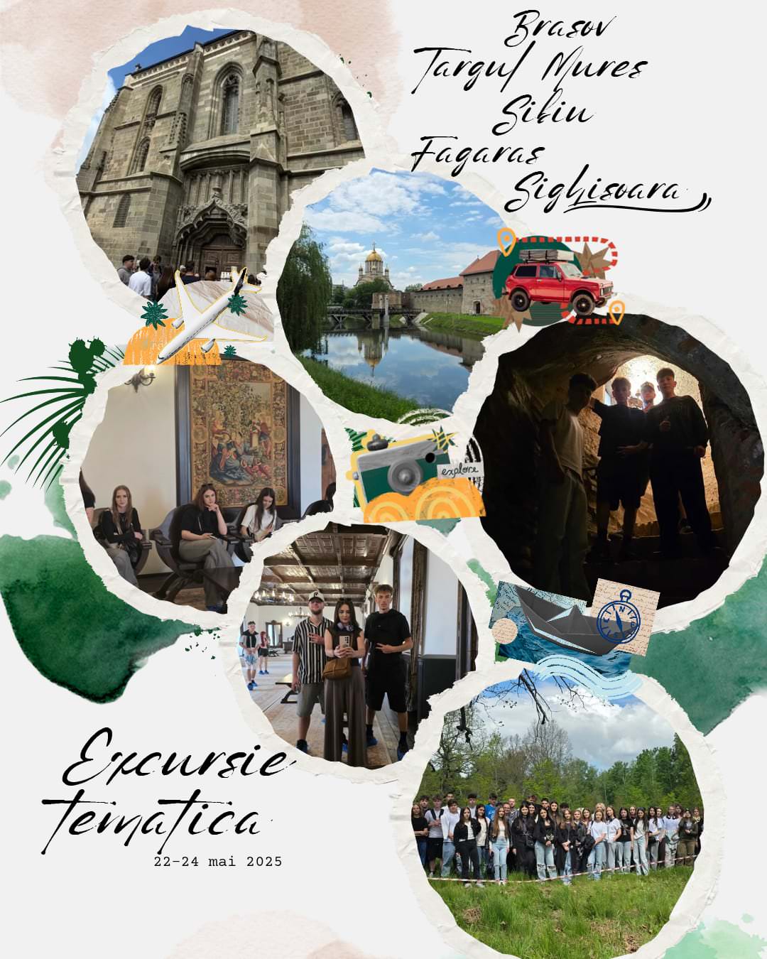 Excursie tematică - „Descoperim România: istorie, tradiții, natură și contemporaneitate”