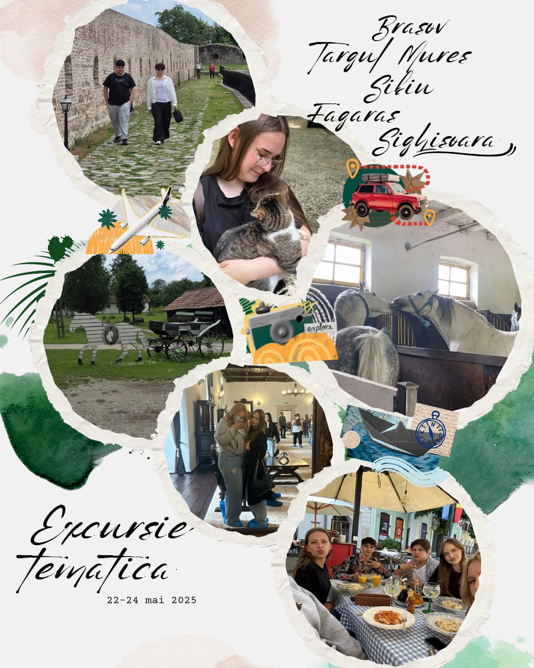 Excursie tematică - „Descoperim România: istorie, tradiții, natură și contemporaneitate”