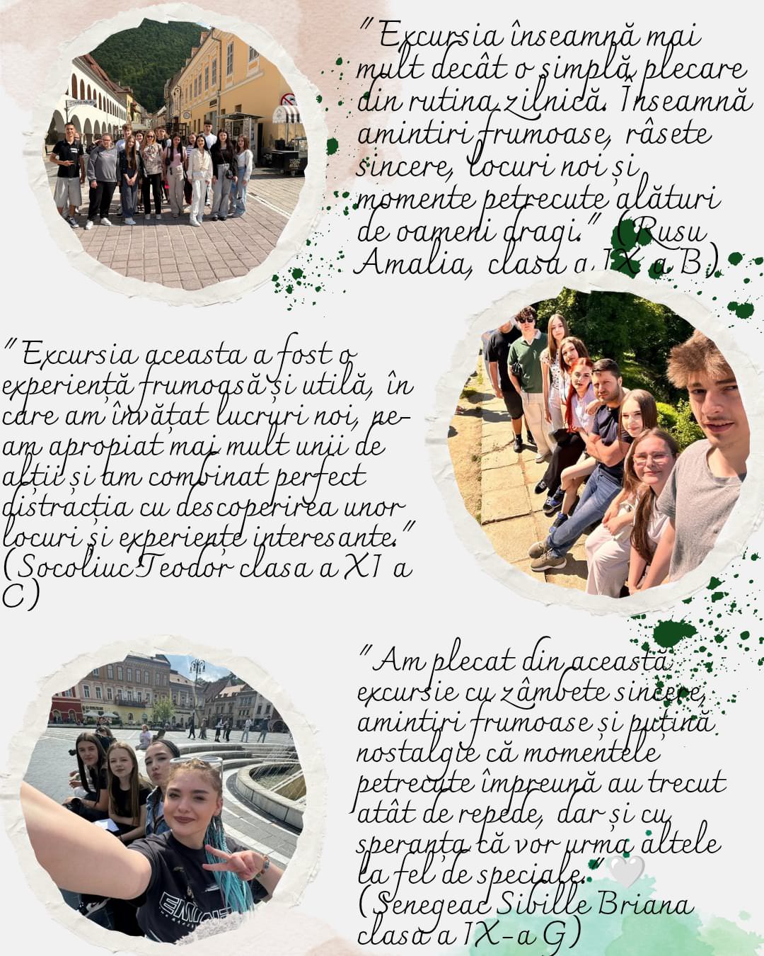 Excursie tematică - „Descoperim România: istorie, tradiții, natură și contemporaneitate”