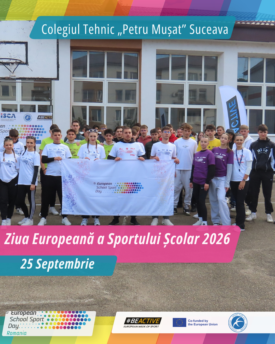 25 septembrie - Ziua Europeană a Sportului Școlar